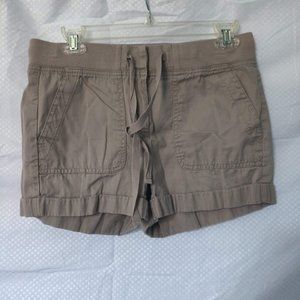 Loft Elastic Khaki Shorts